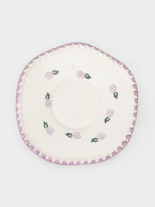 Чайная пара "Фиолетовая роза" блюдце 16х1,5 см, чашка  13х10х7 см