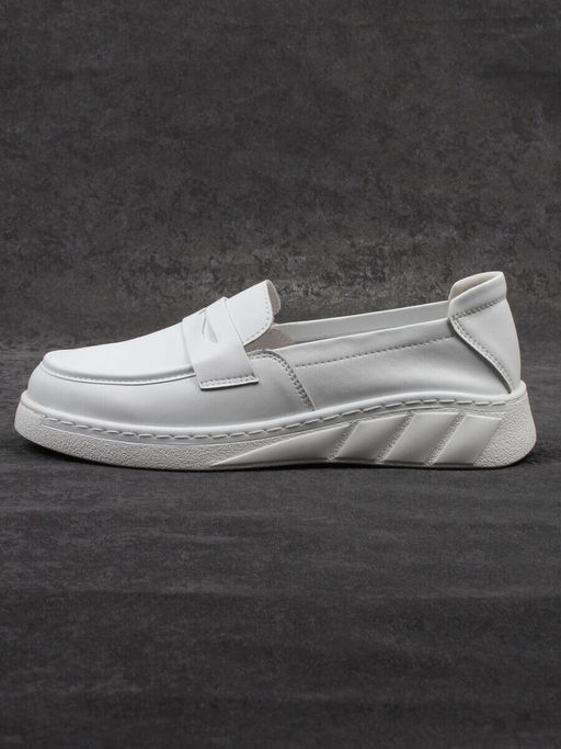 06-YE290-2 WHITE Туфли женские (натуральная кожа)