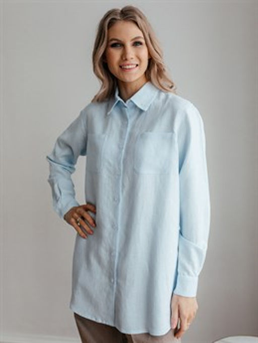 Рубашка ЛЕН с Вискозой