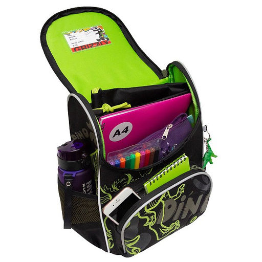 RAm-385-8 Рюкзак школьный с картхолдером на держателе и мешком для обуви - Grizzly фото 30