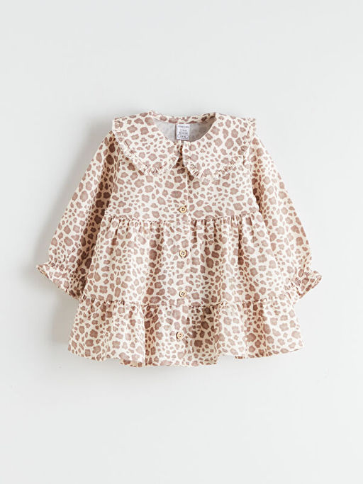 Bebe Yaka F?rf?rl? K?z Bebek Elbise