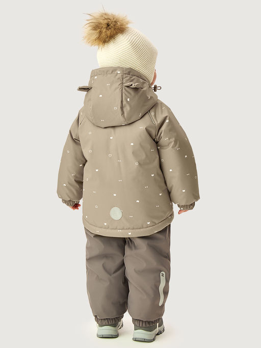 Костюм 7з0426 капучино/кофе