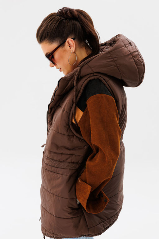 Жилет ANELLI 1386 соболь  фото 2