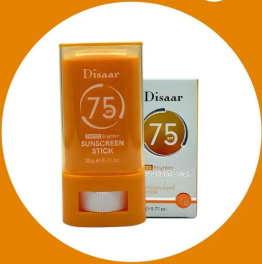 Солнцезащитный тонирующий крем-стик для лица Disaar SPF75+, 20г