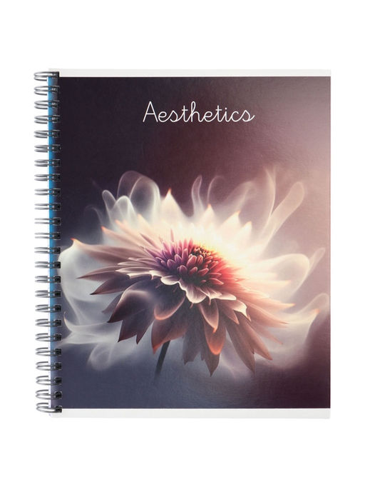 Тетрадь 96 листов в клетку, на гребне, Эстетика, МИКС