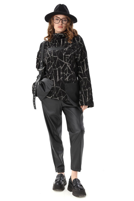 Костюм NIKVA н1002-1 черная геометрия  фото 3