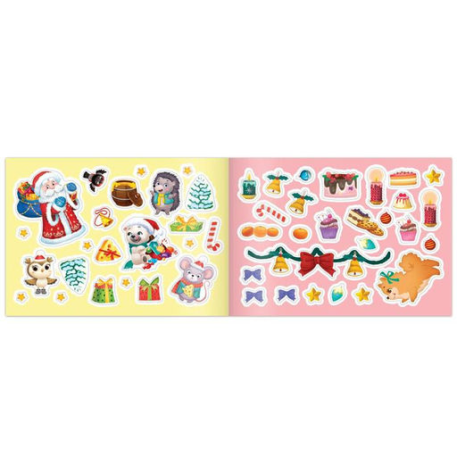 Новогодний альбом 100 наклеек Дедушка Мороз, 12 стр. - Буква-ленд фото 4