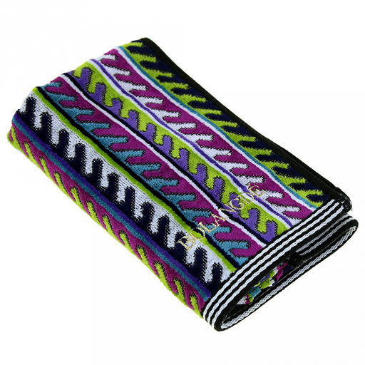 Missoni-3004 Полотенце махровое 34х78см, плотность 375гр/м2, 100% хлопок, велюр, сиреневый, Bolangde (Китай) - Домашняя мода фото 3