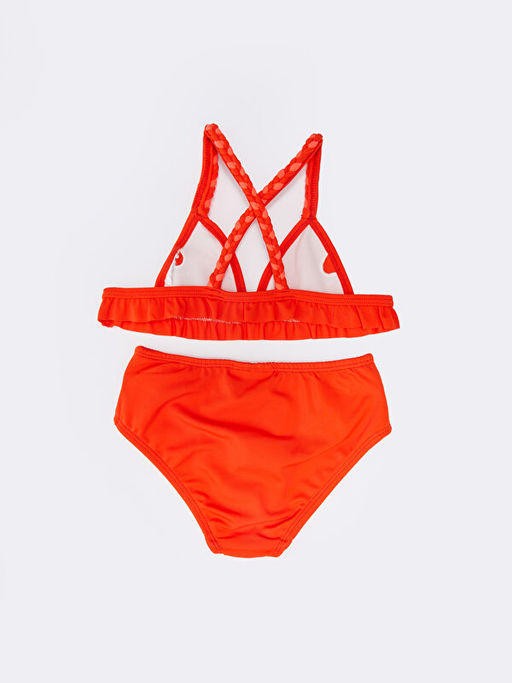 Esnek Kuma?tan Minnie Mouse Bask?l? K?z Bebek Bikini Tak?m? 2li - Waikiki фото 2