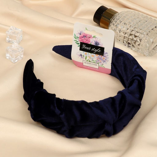 Ободок для волос «Юнона», классика бархат, 5 см, МИКС