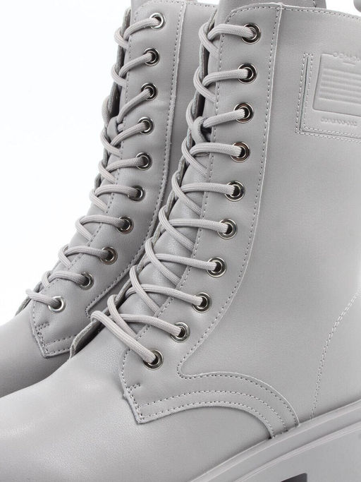 04-PAX86-5Z LT. GRAY Ботинки зимние женские (натуральная кожа, 100% шерсть)