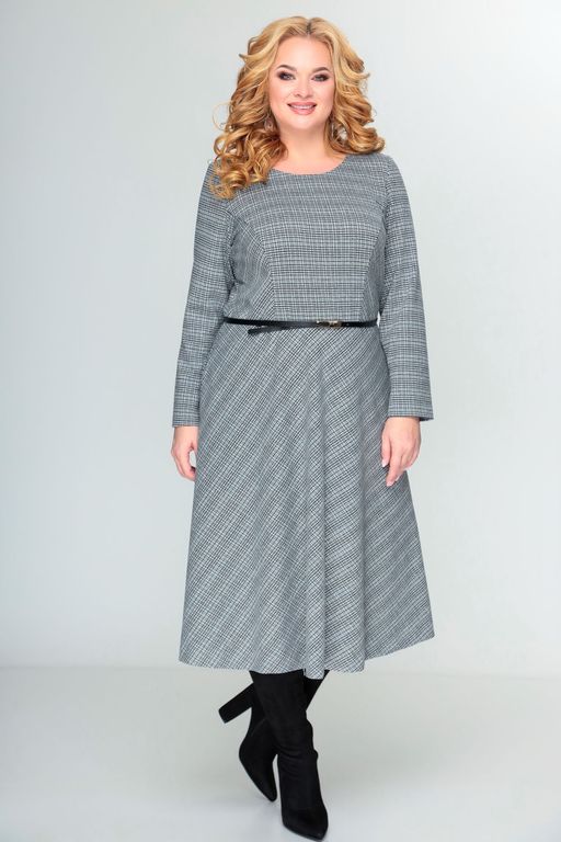 Блуза Swallow 803.2 черный+серебряный узор фото 323