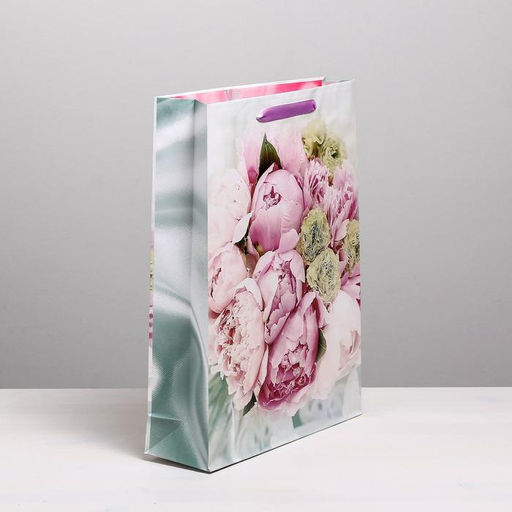 Пакет подарочный ламинированный, упаковка, «Радости!», L 31 х 40 х 11.5