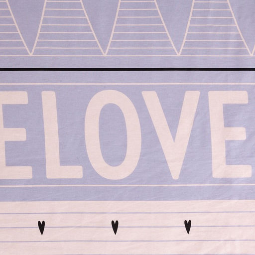 Постельное бельё Этель 1.5 сп Violet love 143*215 см, 150*214 см, 70*70 см - 2 шт, бязь 125 г/м2  фото 4