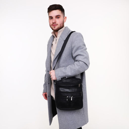 Сумка мужская, цвет черный - Simaland фото 7
