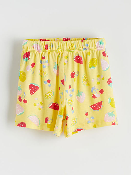 Kalp Desenli K?z ?ocuk Ti??rt ve ?ort