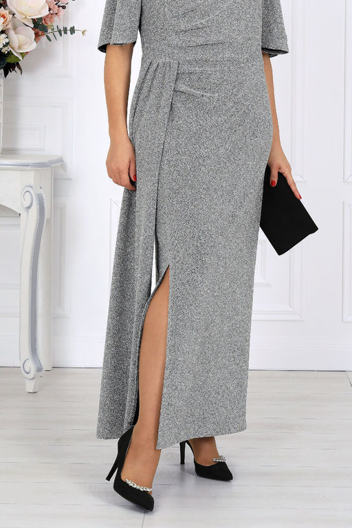 Платье Ninele 7509 серебро фото 6