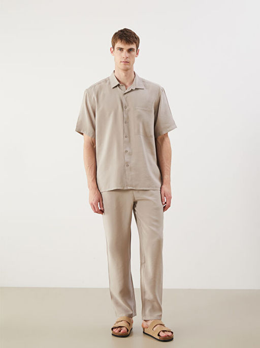 Regular Fit K?sa Kollu Arm?rl? Erkek G?mlek