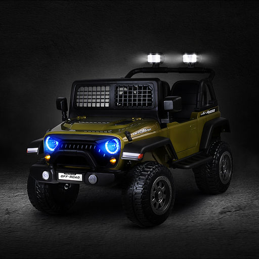 Электромобиль детский "Городской внедорожник" (цвет зеленый)