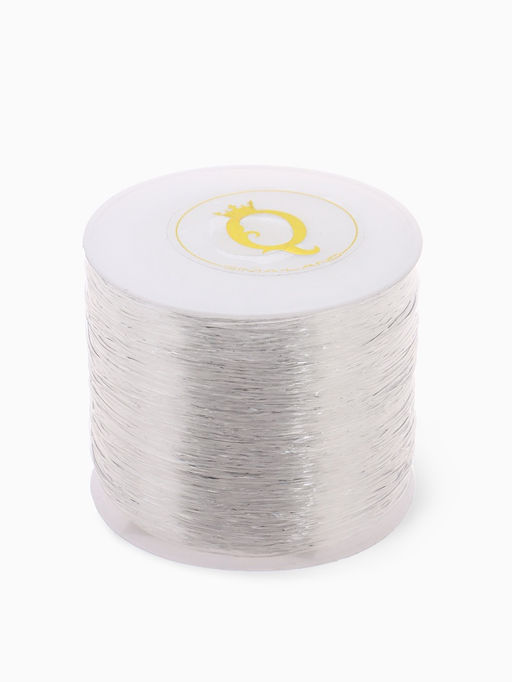 Нить силиконовая (резинка) d=0.6 мм, L=100 м, прозрачная