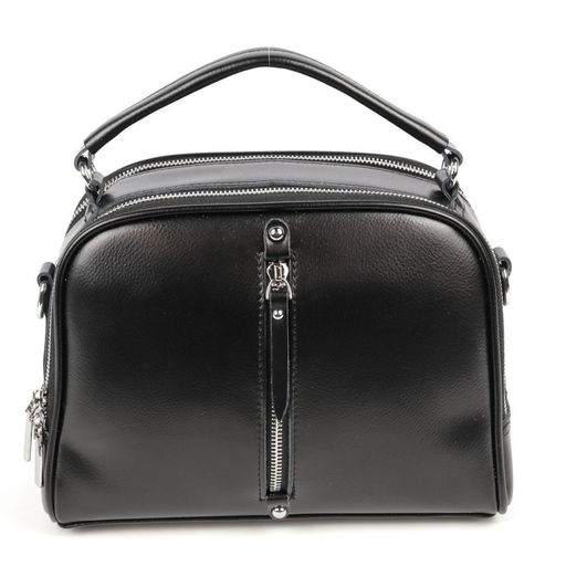 Женская кожаная сумка 77-220 Блек - Cidirro фото 2