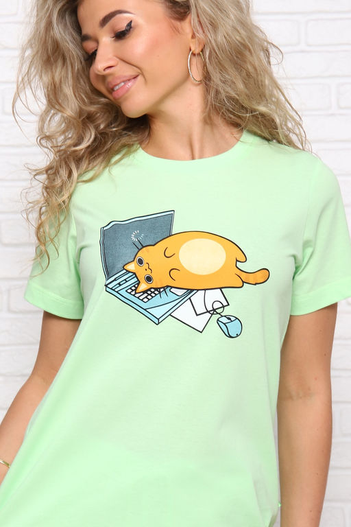 Пижама женская Натали 57141 футболка и брюки из кулирки  фото 7