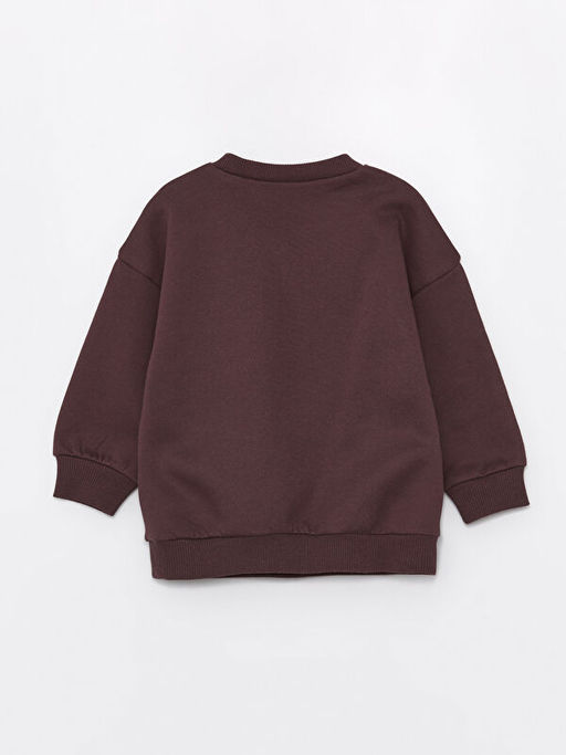 Bisiklet Yaka Uzun Kollu Mickey Mouse Bask?l? Erkek Bebek Sweatshirt - Waikiki фото 3