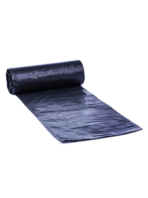 Цена за 2 шт. Мешки для мусора 180 л, ПВД, 20 мкм, 10 шт в рул, цвет черный