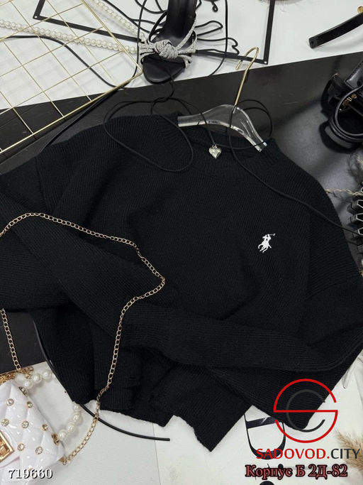 Свитер с рваным эффектом женский - Bruno фото 5