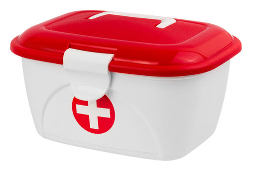 Контейнер 32*25*18,5 см Аптечка с крышкой с 2-мя защелками +вкладыш (бело-красн)(650) - Elan gallery фото 11