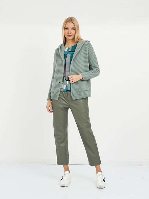 кардиган женский на пуговицах с капюшоном - Glenfield фото 2