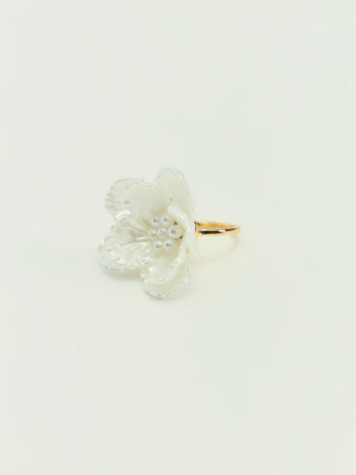 Кольцо в форме цветка ZR2605060326-6 / Zarina