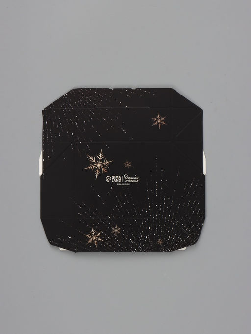 Цена за 5 шт. Коробка подарочная, складная 10×8×3.5 см «Новогодние игрушки»