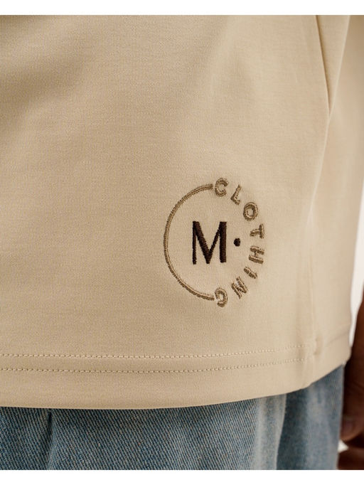 Футболка мужская MINAKU, размер M, бежевая