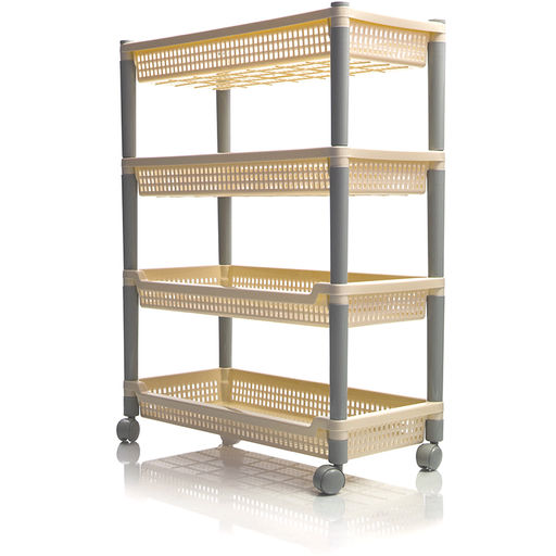 Этажерка узкая 4-полки Флер арт. С384