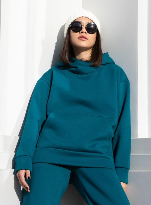 Распродажа Худи женское БХ030 Морская-Волна от Спортсоло