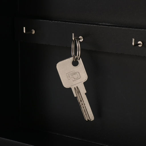 Ключница настенная Горы. Закат, дерево, 6 крючков, 6?22?30 см