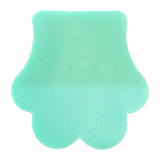 Цена за 4 шт. Блок-закладка с липким краем «Лапка», 45 мм × 45 мм, 50 листов, пластик, зелёный