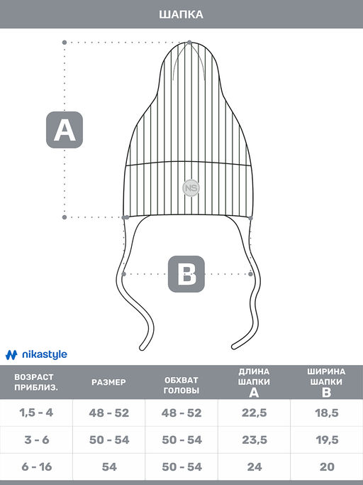 Шапка 11м21326 джинс