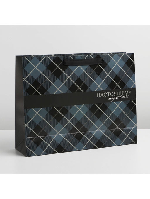 Пакет подарочный ламинированный, упаковка, Man, L 40?31?11.5 см