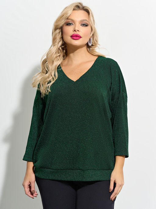 Джемпер 0057-8 темно-зеленый