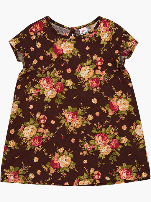 Платье для девочки UD 1829 корич - Mini maxi фото 4