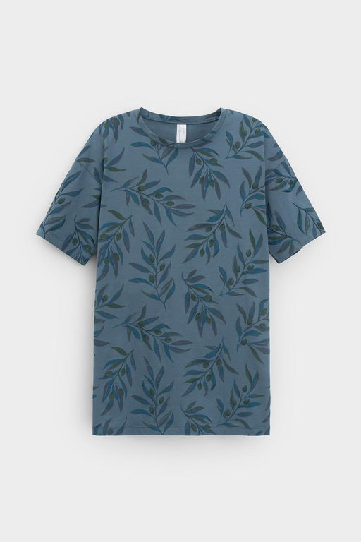 Е 20099/24/голубой мираж,оливковая ветвь пижама жен - Very neat фото 2