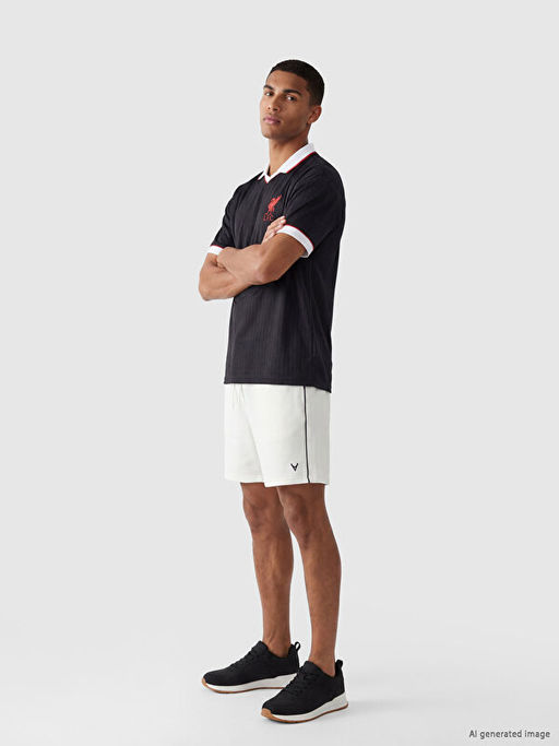Polo Yaka Liverpool Nak??l? Erkek Spor Ti??rt - Waikiki фото 2