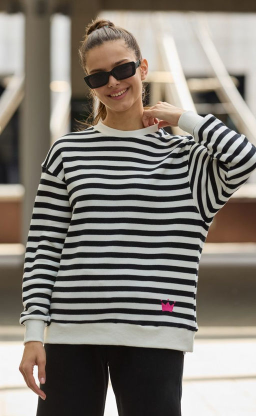 Свитшот P322-0556 black-white - Primm фото 7