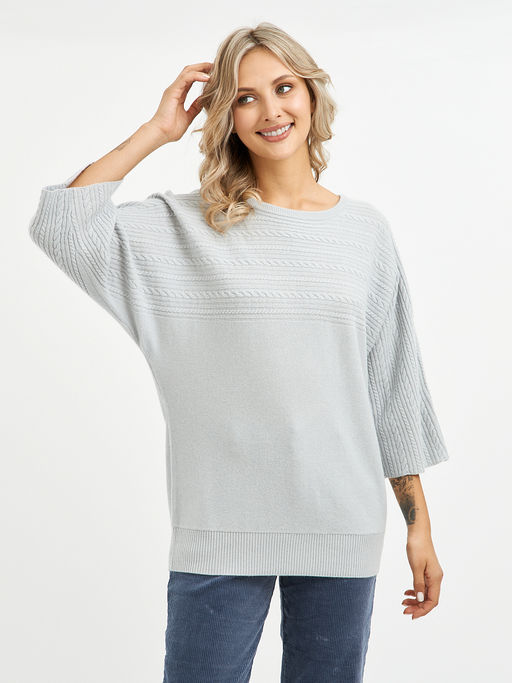 джемпер женский с коротким рукавом из шерсти - Glenfield фото 4