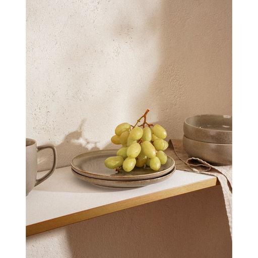 Тарелки SL Home Мольвено, d=27 см, фарфор, набор 2 шт., зелёные