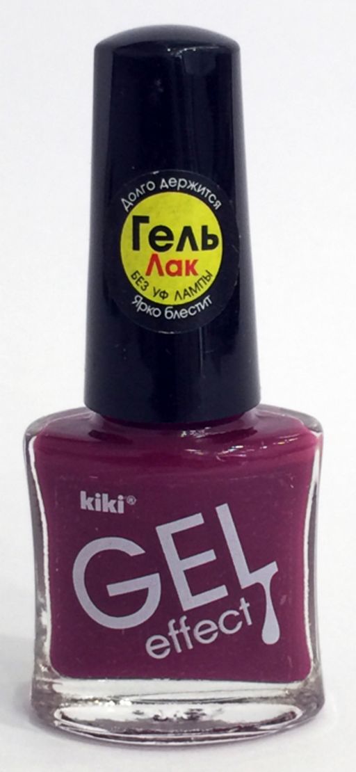 KIKI Лак для ногтей гель-эффект 011, 6 мл  фото 2