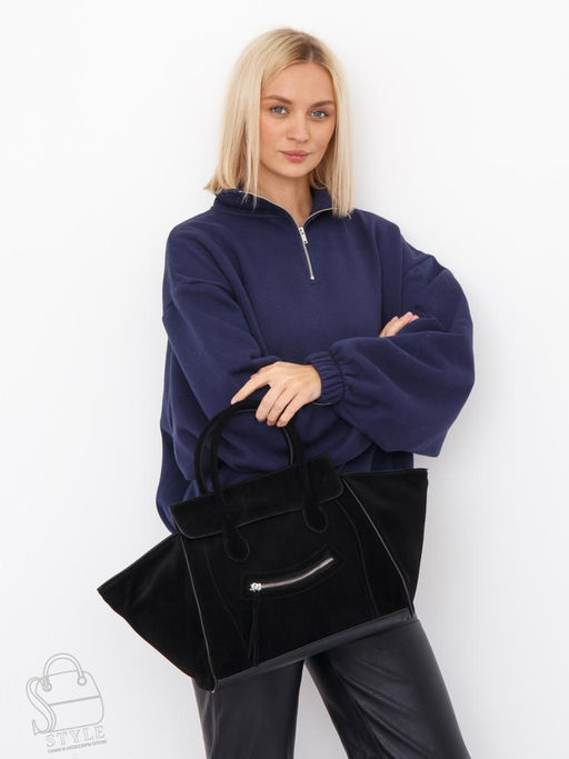 Сумка женская кожаная 999027NN black  Natale Navetta