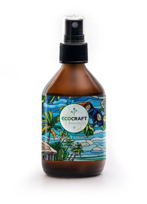 Натуральный несмываемый спрей-кондиционер для волос "Coconut collection" Кокосовая коллекция